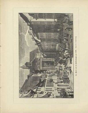 St. Petri und die Brüderstraße um 1780