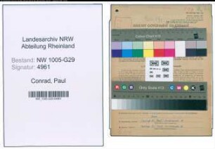 Entnazifizierung Paul Conrad , geb. 02.12.1895 (Bahnsekretaer)