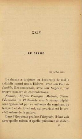 XXIV Le drame
