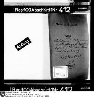 Relationen des Agenten am Reichstage zu Regensburg besonders über den Krieg mit Frankreich