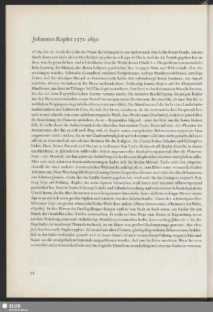 Johannes Kepler 1571-1630