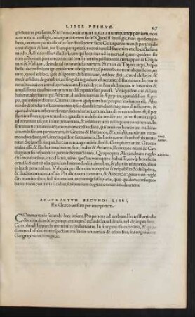 Argumentum Secundi Libri ...
