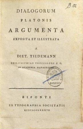 Dialogorum Platonis Argumenta