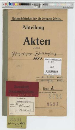 Gefangenen-Fürsorge. Jahresabrechnung 1925: Bd. 3