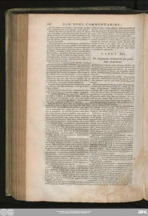 Caput XVI. De Argumento decimotertio seu penultimo Argumento.