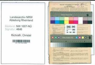 Entnazifizierung Christel Richrath , geb. 05.08.1904 ()