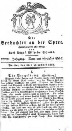 49. Stueck, 8. Dezember 1828