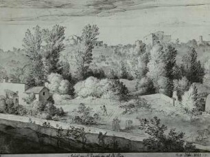 Ansicht von San Gregorio auf Santa Prisca