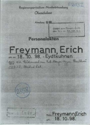 Freymann, Erich Eduard