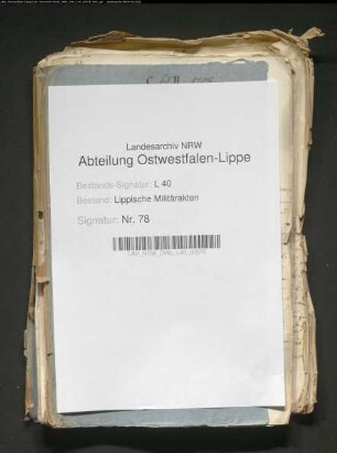 Einsatz der lipp. Kreiskompanien