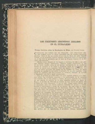 Ensayo histórico sobre la Revolución de Mayo, por Ricardo Levene