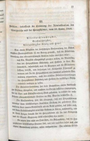 Allerdurchlauchtigster, Großmächtigster, Allergnädigster König und Herr!