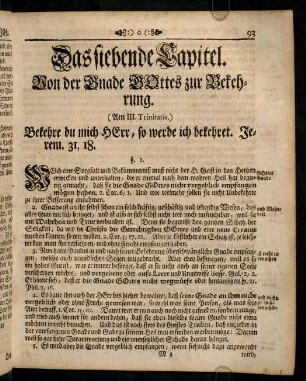 93-113, Das siebende Capitel