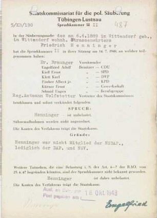 Henninger, Friedrich