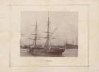 Kriegsschiff "Mircea" im Hafen von Genua