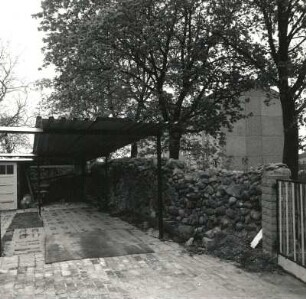 Calau. Stadtbefestigung. Grundstücksseite