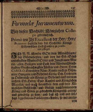 Formulæ Juramentorum.