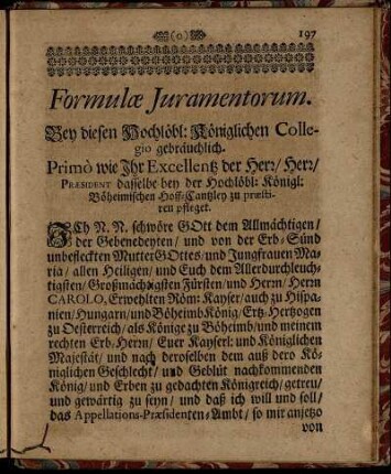 Formulæ Juramentorum.