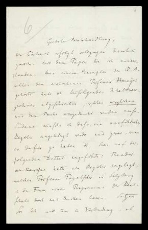 Brief von Herman Grimm an Dieterichsche Buchhandlung, Göttingen