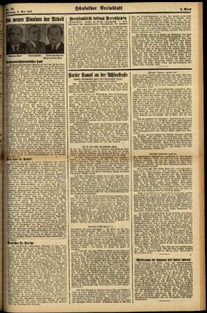 Zweite Ausgabe vom Mittwoch, den 06. Mai 1942.