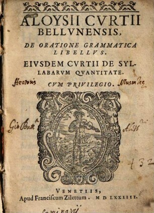 De oratione grammatica libellus