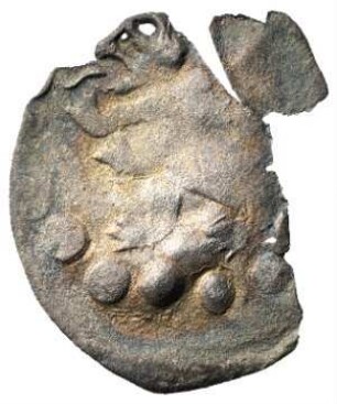 Fundmünze, Pfennig (Schüsselpfennig), 16. Jh.