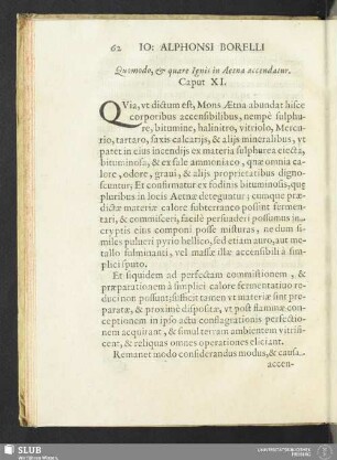 Quomodo, & quare Ignis in Aetna accendatur. Caput XI