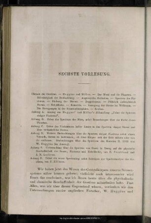 Sechste Vorlesung