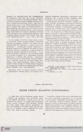 45: Siedem wieków malarstwa europejskiego