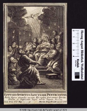 Effusio spiritus Sancti die Pentecostes.