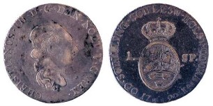 Speziestaler, Kgl. Linie: Christian VII (1766 - 1808)