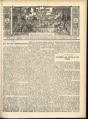 Ausgabe vom Sonntag, den 05. Dezember 1909.