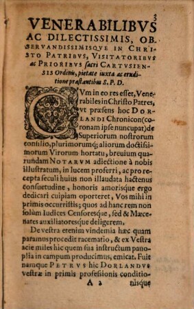 Notae seu elucidationes in ... septem Petri Dorlandi Chronici Cartusiensis libros