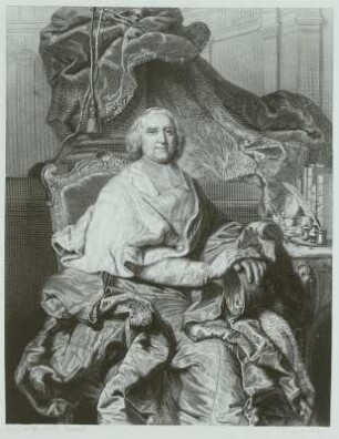 Bildnis des Kardinals und Ministers André Hercule de Fleury