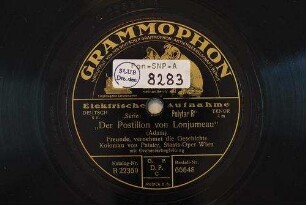 "Der Postillion von Lonjumeau" : Freunde, vernehmet die Geschichte / (Adam)