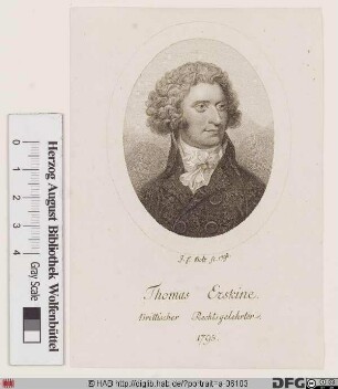 Bildnis Thomas Erskine, 1806 1. Baron E.