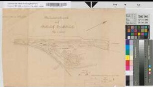 Bahnbetriebswerk auf Bahnhof Erndtebrück: Lageplan, M. 1:1.000 Stnr.: 94, Hgw, Bunr.: 3, Blnr.: 3