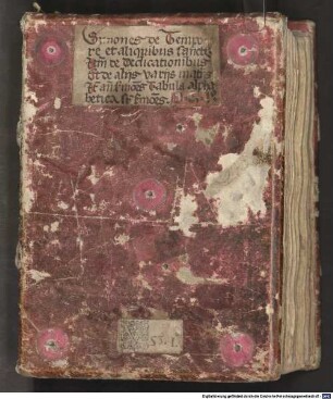 Sermones de tempore et de Sanctis - BSB Clm 19623
