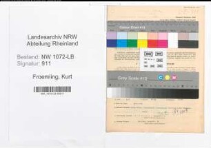 Entnazifizierung Kurt Froemling , geb. 03.10.1910 (Angestellter)