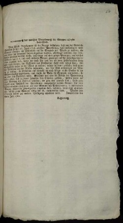 Erläuterung der vorigen Verordnung die Stoppel Weyde betreffend : Zweybrücken den 29ten Julii 1762.