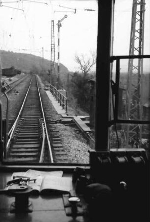 Kleinkems: Strecke aus dem Führerstand des ET
