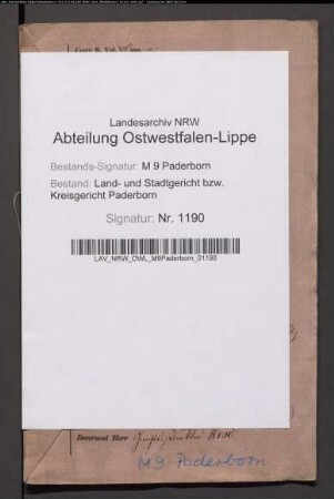 Erblasser: Thiesmeyer, Johann Georg Jodocus: