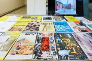 Ausstellung »Architecture Transformed. Das digitale Bild in der Architektur 1980–2020«, 30.5.-31.8.2023, Galerie des Architekturmuseums: Ausstellungsfoto