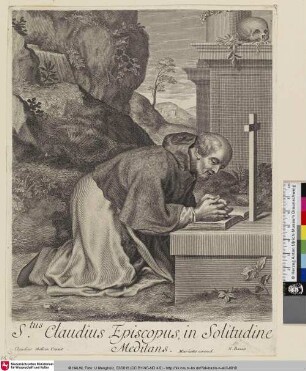 S.tus Claudius Episcopus, in Solitudine Meditans [Hl. Claudius]