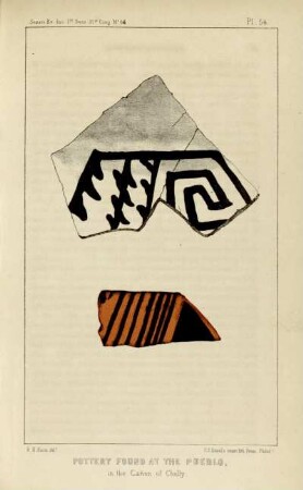 Pottery found at the pueblo in the Canon of Chelly