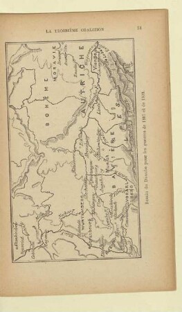 Bassin du Danube pour les guerres de 1805 et de 1809