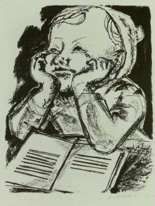 Lernender Knabe