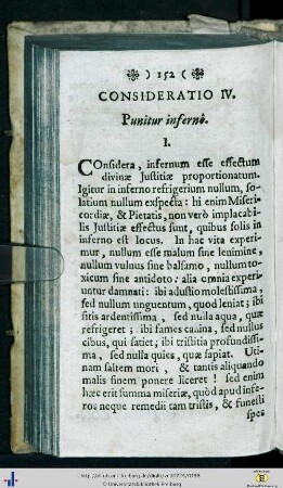 Consideratio IV. Punitur Inferno.