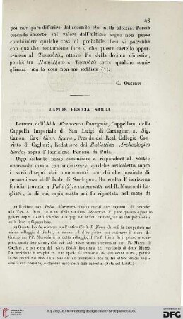 Lapide fenicia sarda, [1]