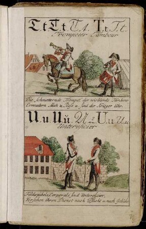 T. Trompeter Tambour. - U. Unteroficier.